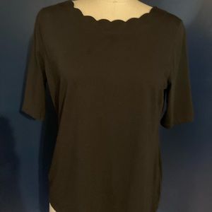 Talbots black tee